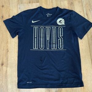 Georgetown Hoyas Navy blue Nike jersey in medium for sale.